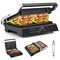 Costway Electric Panini Press Grill Sandwich Maker with LED Display & Removable Drip Tray